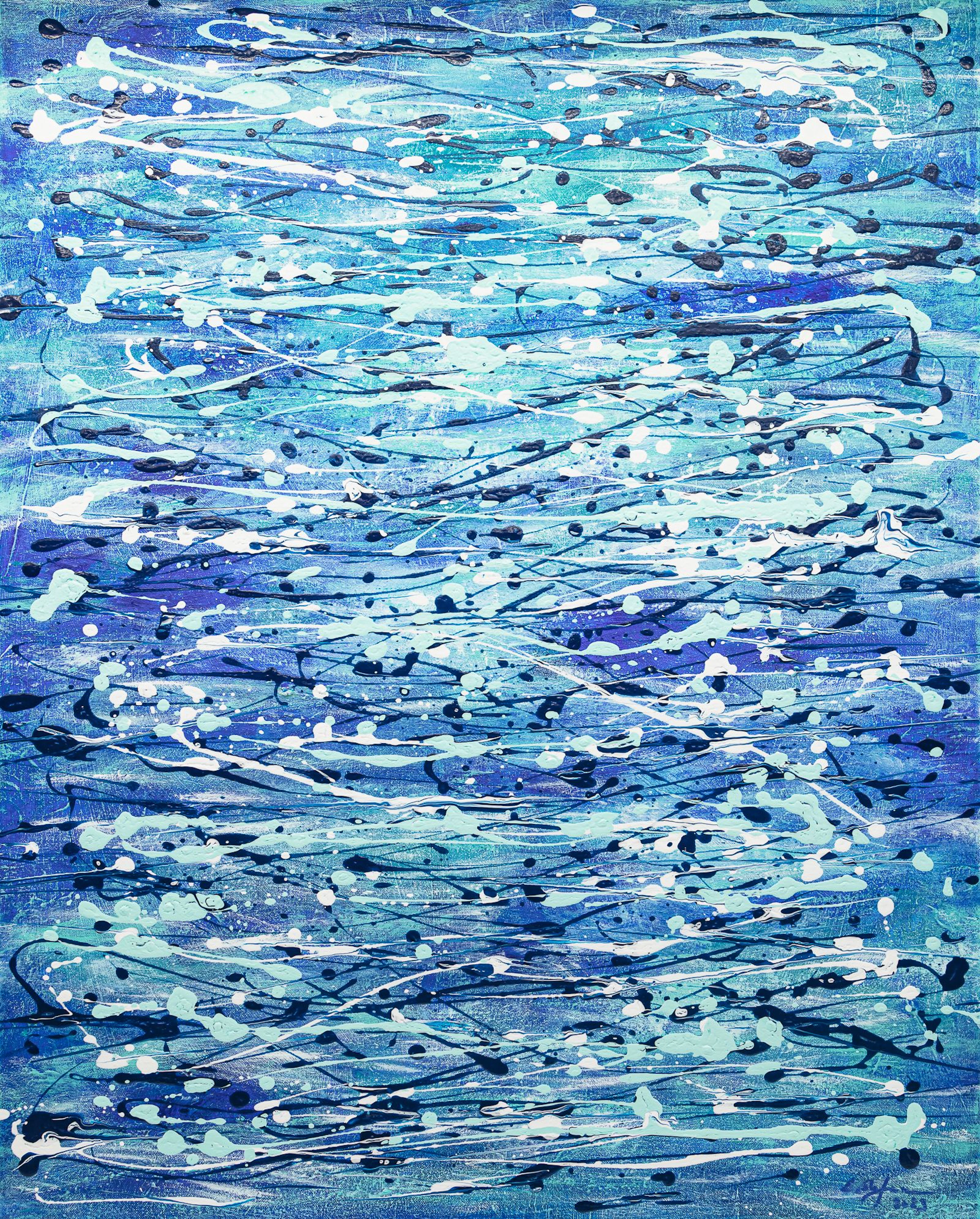 The Sea - Tribute to Jackson Pollock - Cristina Stefan