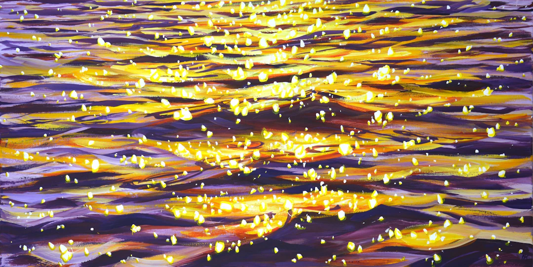 Evening glare on the water 6. - Iryna Kastsova