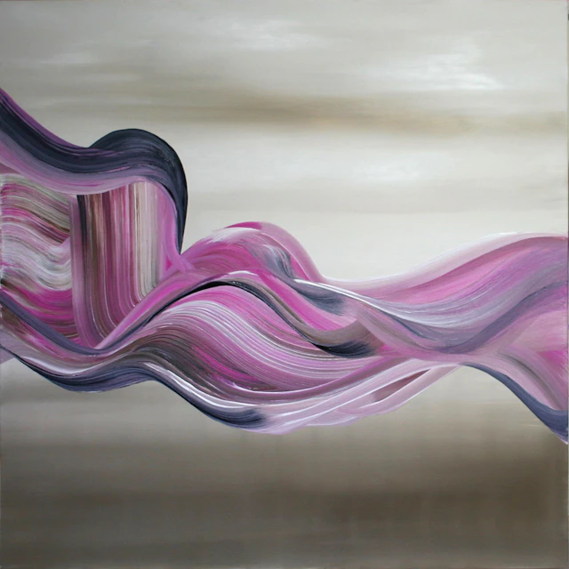 SALSA SAPPHIRE 100 X 100 cm - Susan Wooler