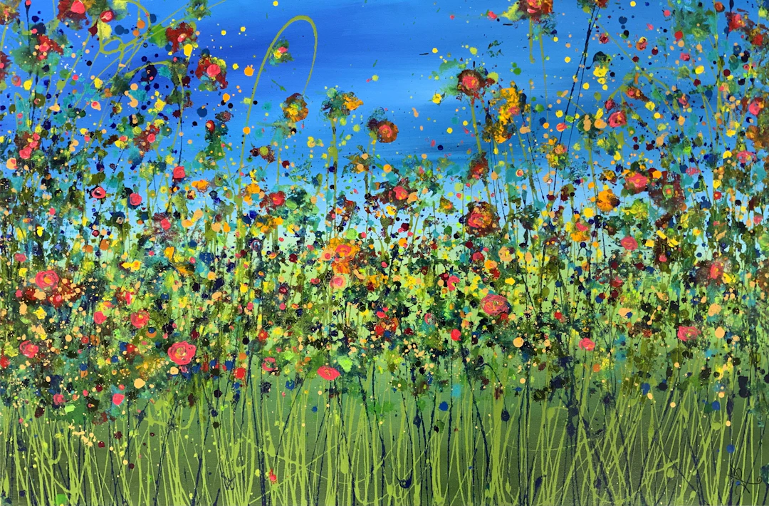 Evening Jewelled Meadow - Janice Rogers