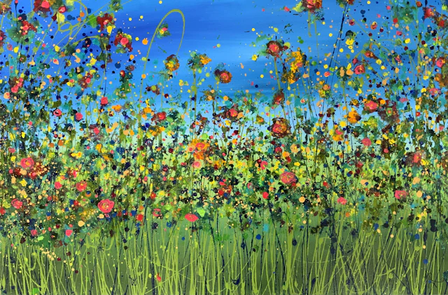 Evening Jewelled Meadow - Janice Rogers