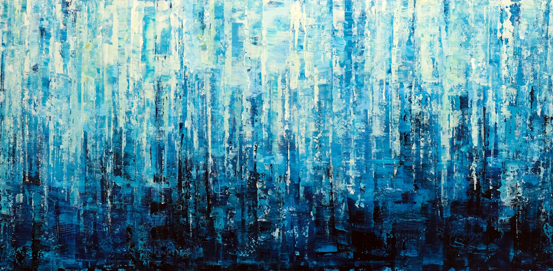 Turquoise Dreamscape II - Behshad Arjomandi