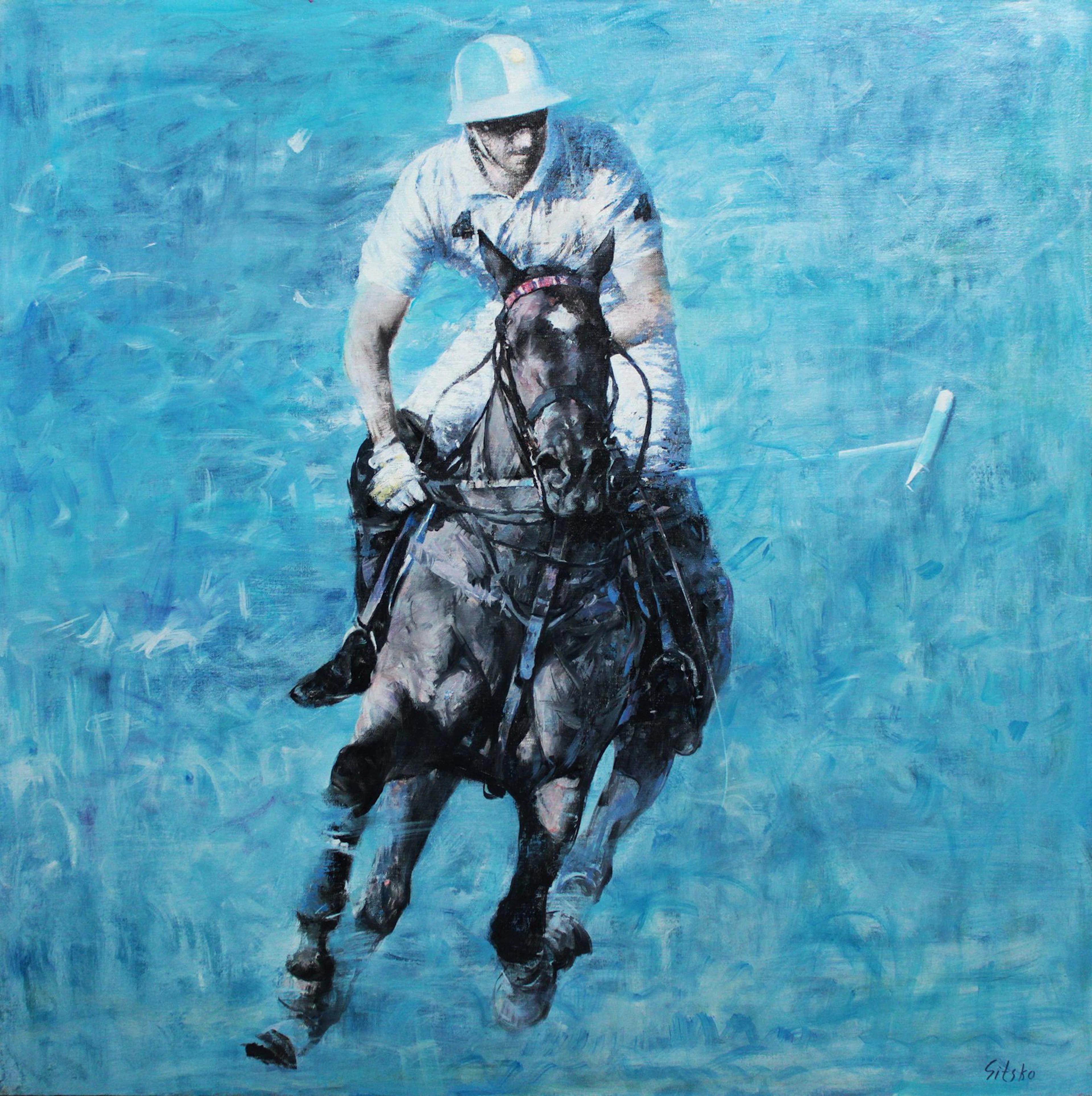 Man and horse. - Andrei Sitsko