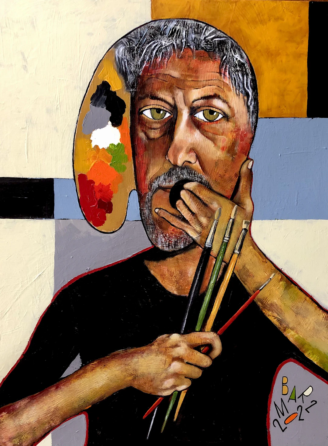 Portrait of the artist - Mikhail Baranovskiy