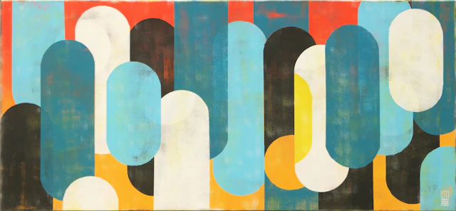 Traffic sunny & blue XL - Ronald Hunter