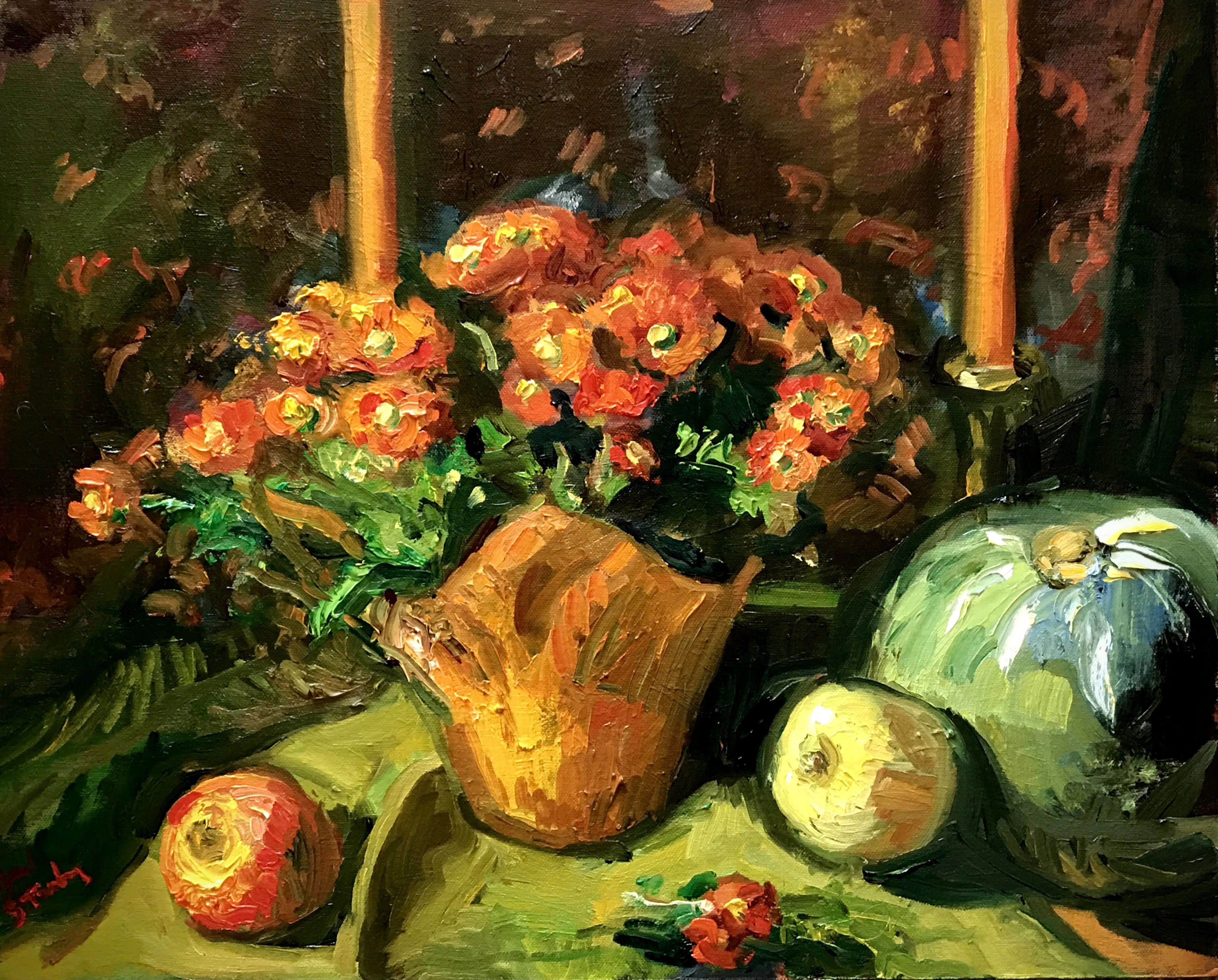 Thanksgiving Plant with Kabocha - Carol Steinberg