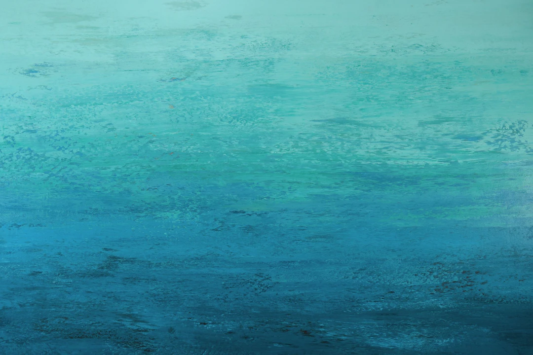 Serene Blues - Abstract Color Field Seascape - Suzanne Vaughan