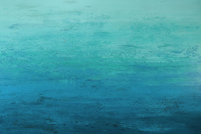 Serene Blues - Abstract Color Field Seascape - Suzanne Vaughan