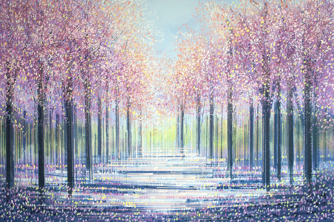 Spring Blossom Trees At Dusk - Marc Todd