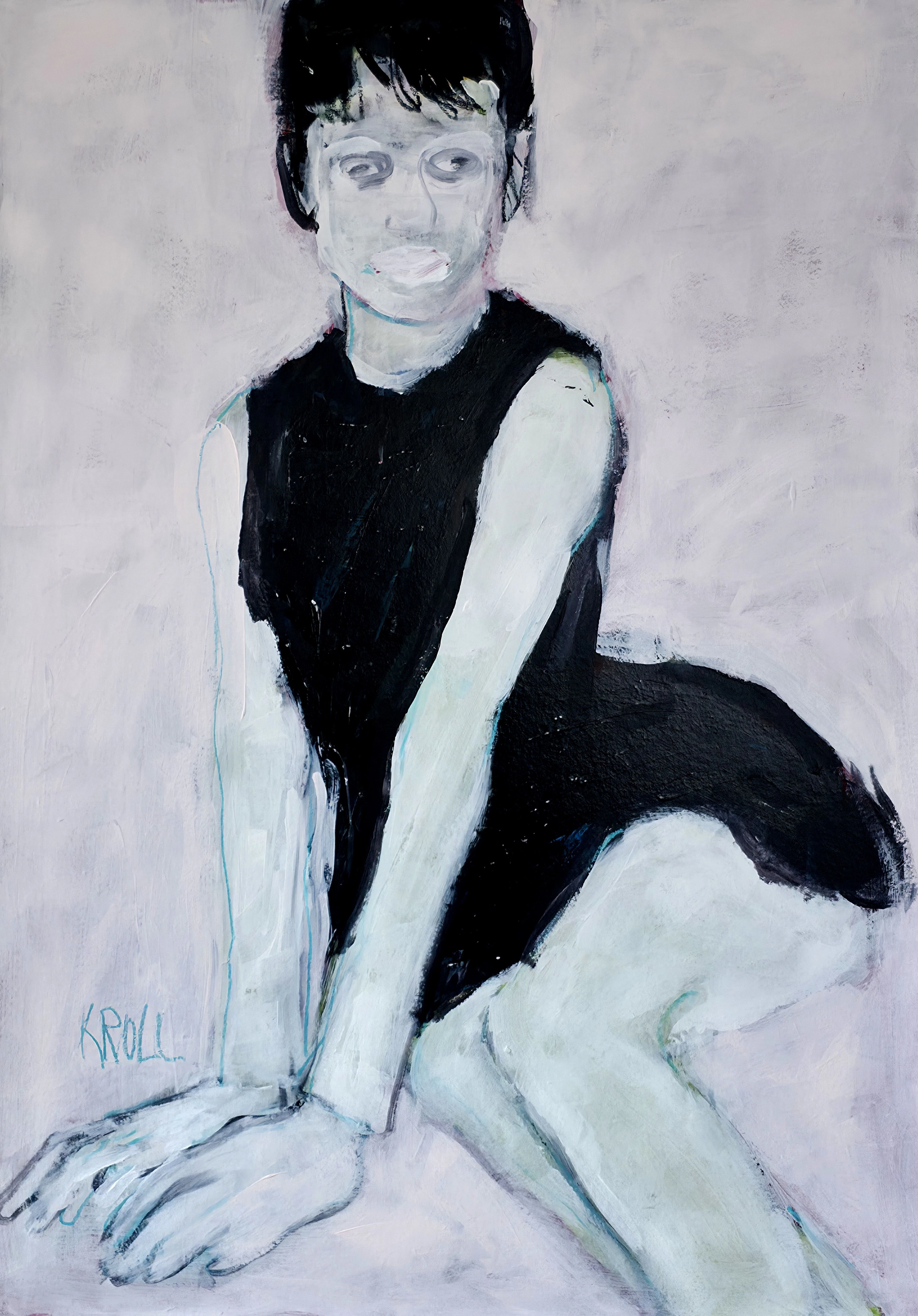 Lady in black - Barbara Kroll