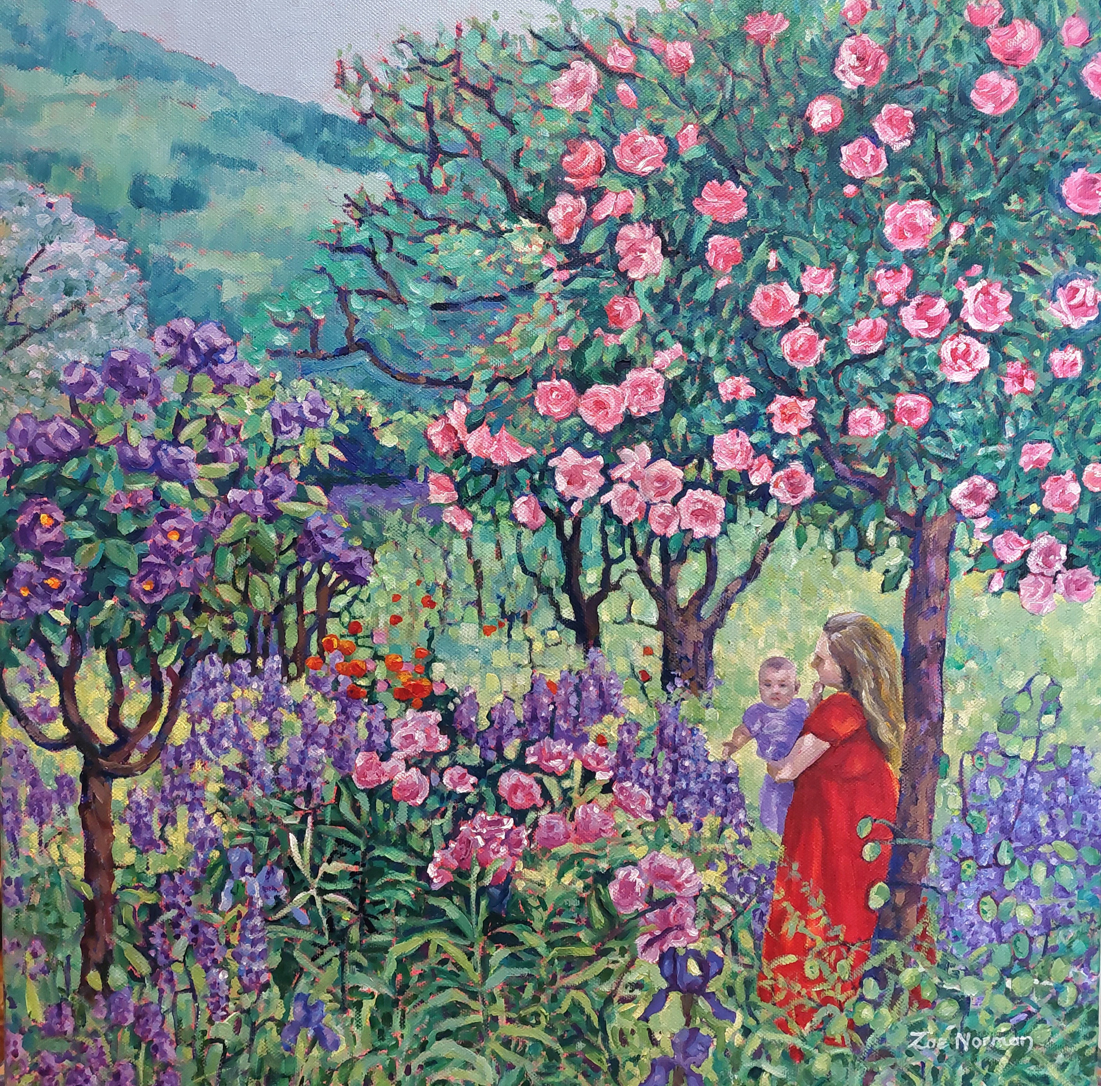 In The Garden - Mother and Baby - Zoe Elizabeth Norman