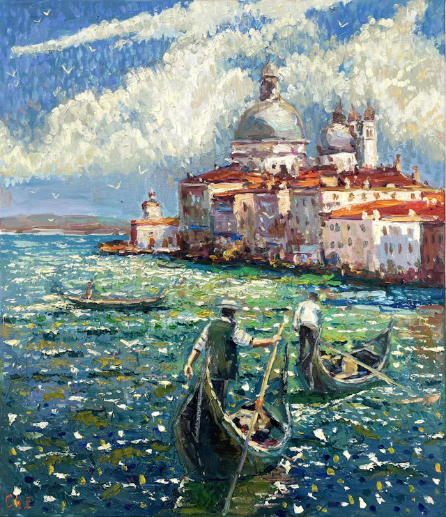 Morning in Venice - Evgeny Chernyakovsky