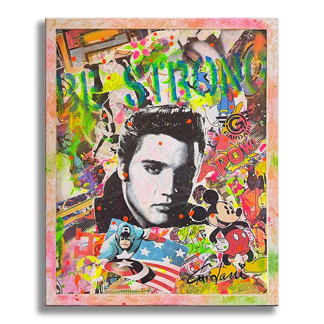 Elvis - Original Painting on Canvas - Gardani Art