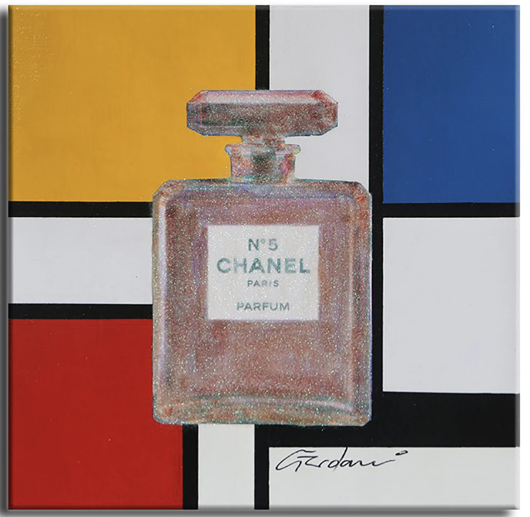 Chanel N5 Sensitive Side - Original on Canvas - Gardani Art