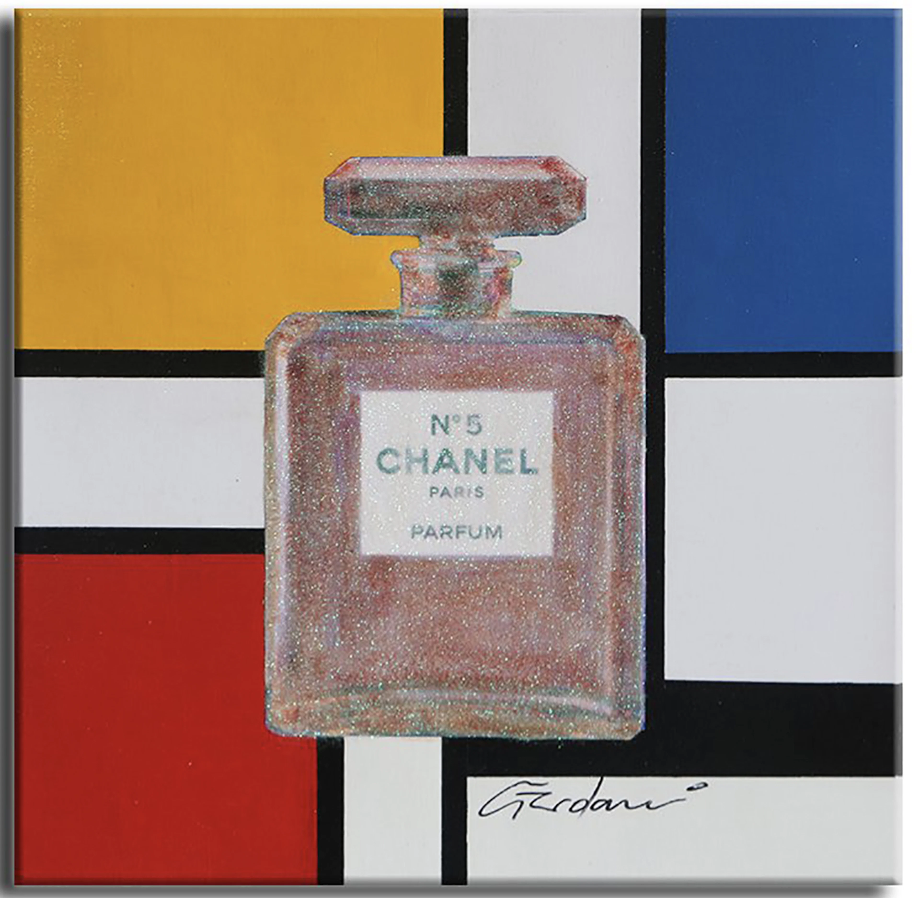 Chanel N5 Sensitive Side - Original on Canvas - Gardani Art