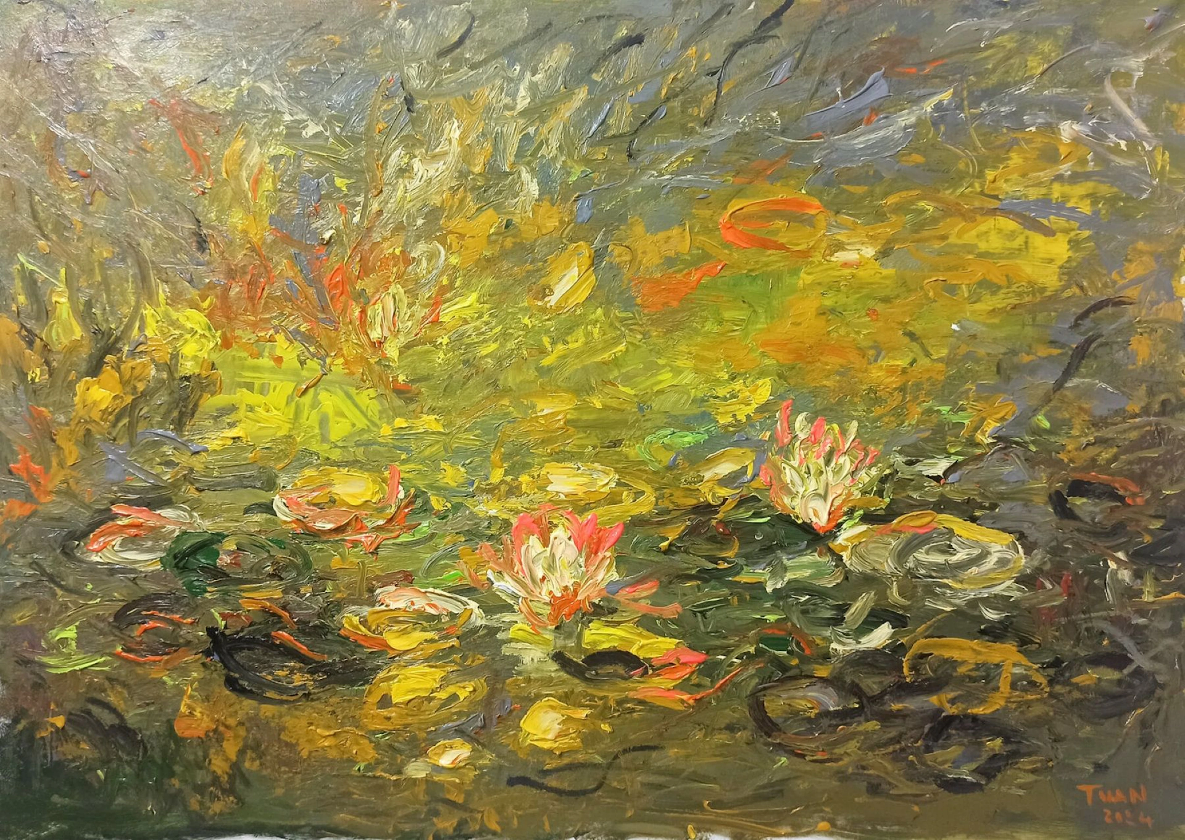 Autumn water lily pond - LE ANH TUAN