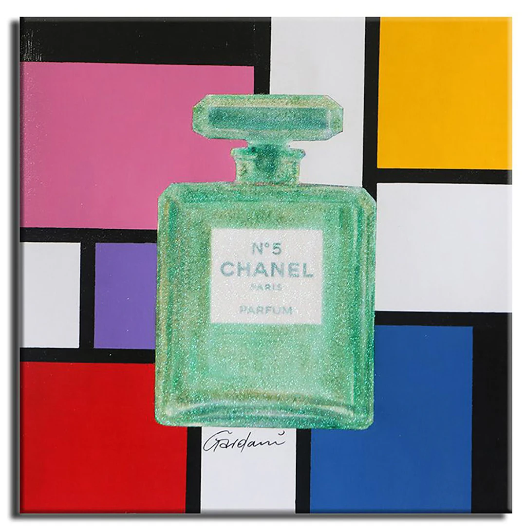 Chanel N5 - Open 5 - Original Painting on Canvas - Gardani Art