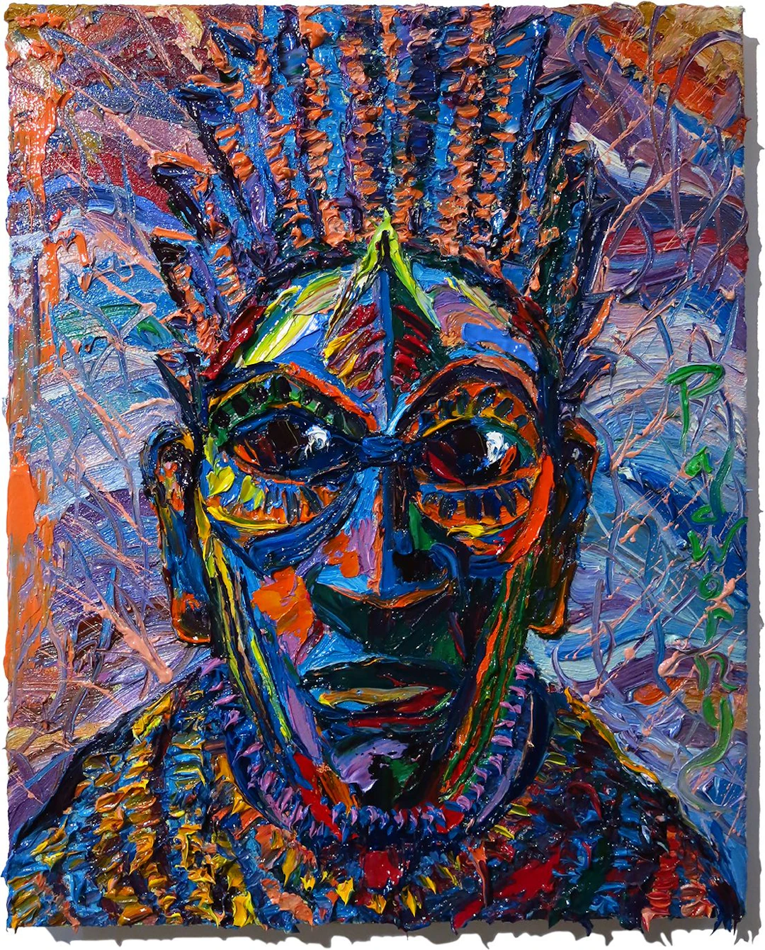 UNTITLED q607 - Original Oil painting portrait - David Padworny