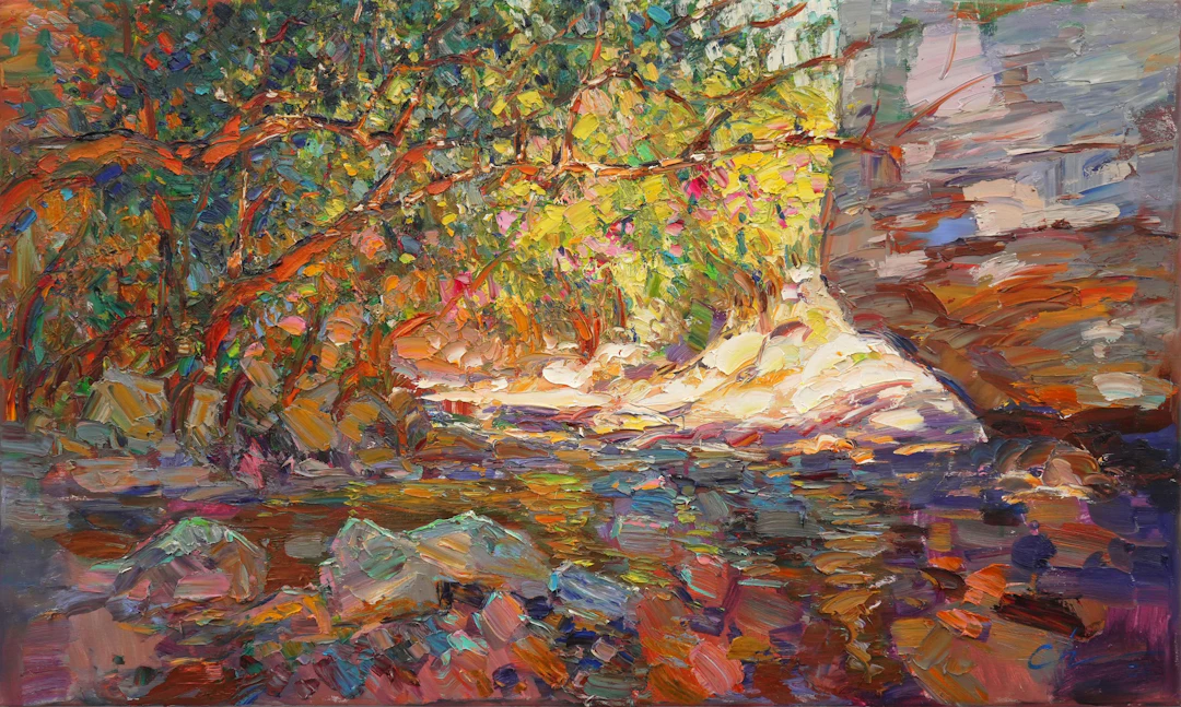 Light Within Avakas Gorge - Sergei Chernyakovsky