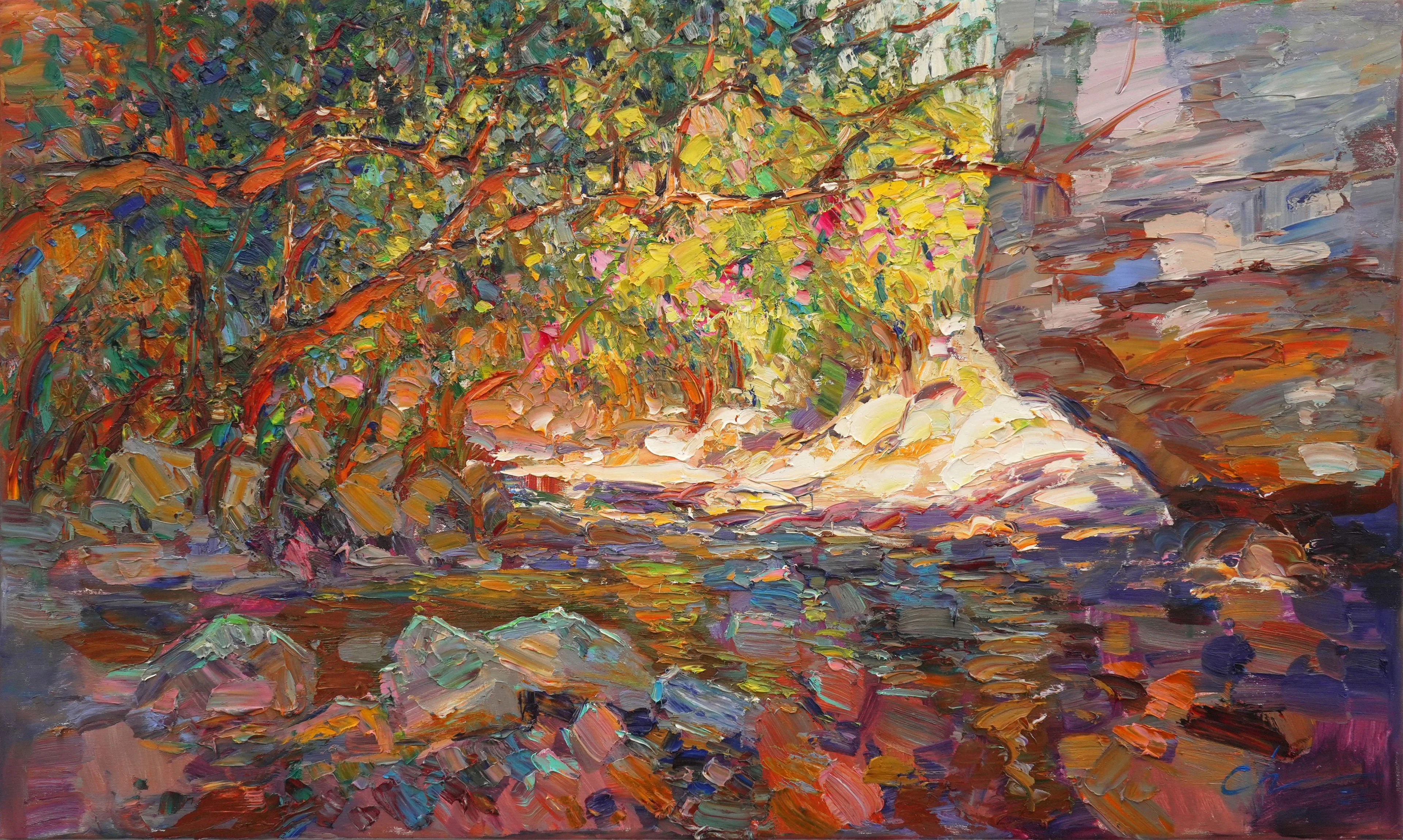 Light Within Avakas Gorge - Sergei Chernyakovsky