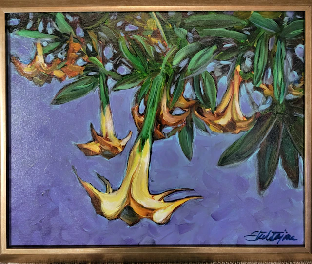 Mendocino Angel Trumpets - Sheila Tajima