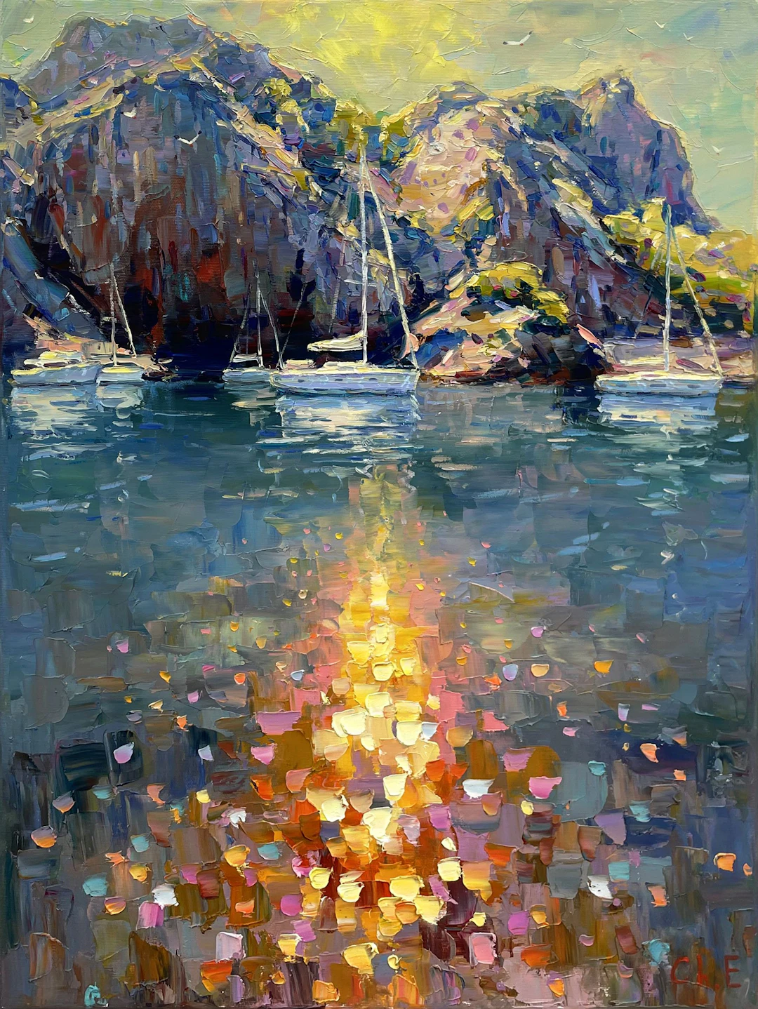 ""Shimmering water"" - Evgeny Chernyakovsky