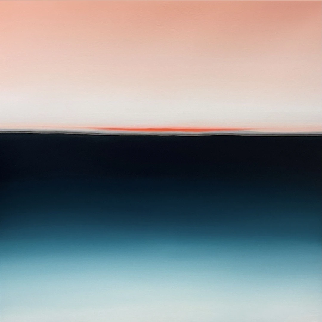 Sunset original oil painting DEEP INSIDE #86 - Larysa Uvarova