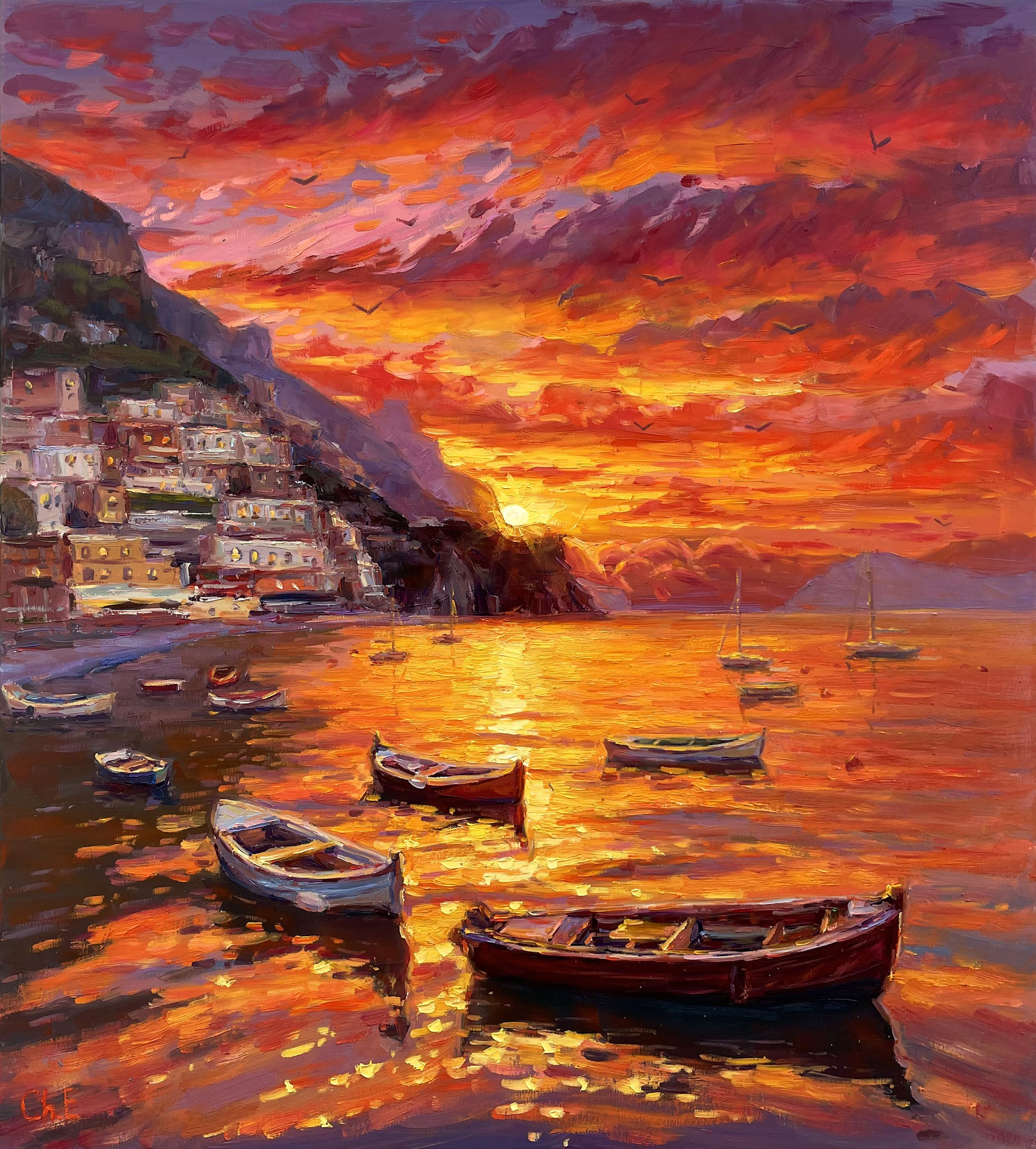 ""Evening Magic of Amalfi"" - Evgeny Chernyakovsky