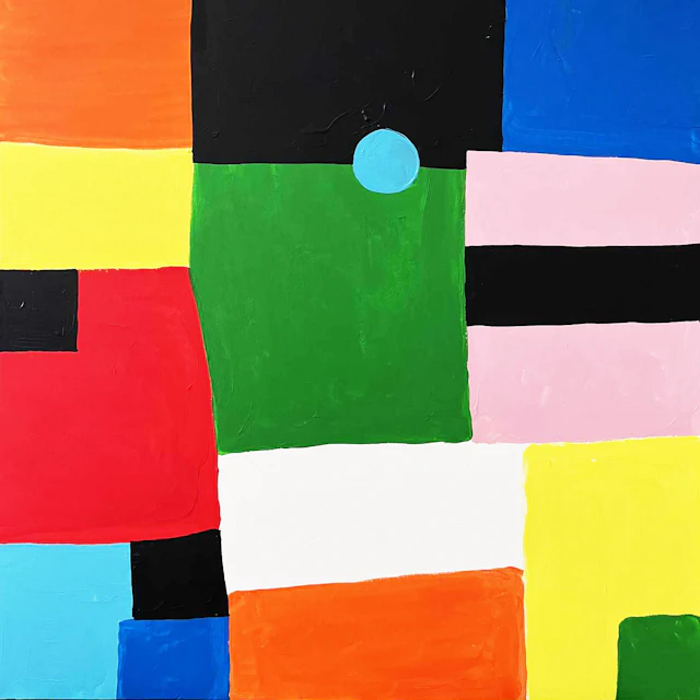 BLUE MOON (ABSTRACT EXPRESSIONISM) - Philippe Colpaert (Le Closier)