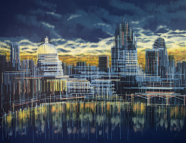 London Skyline At Sunset - Marc Todd