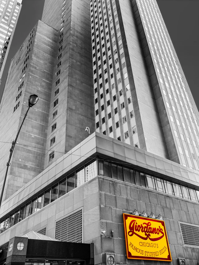 LEANING TOWER OF PIZZA Chicacago IL - William Dey