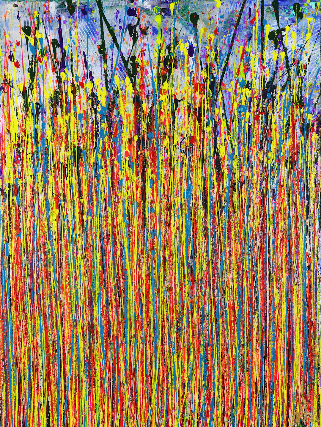 Color splendor (Over silver blue) (2023) - Nestor Toro
