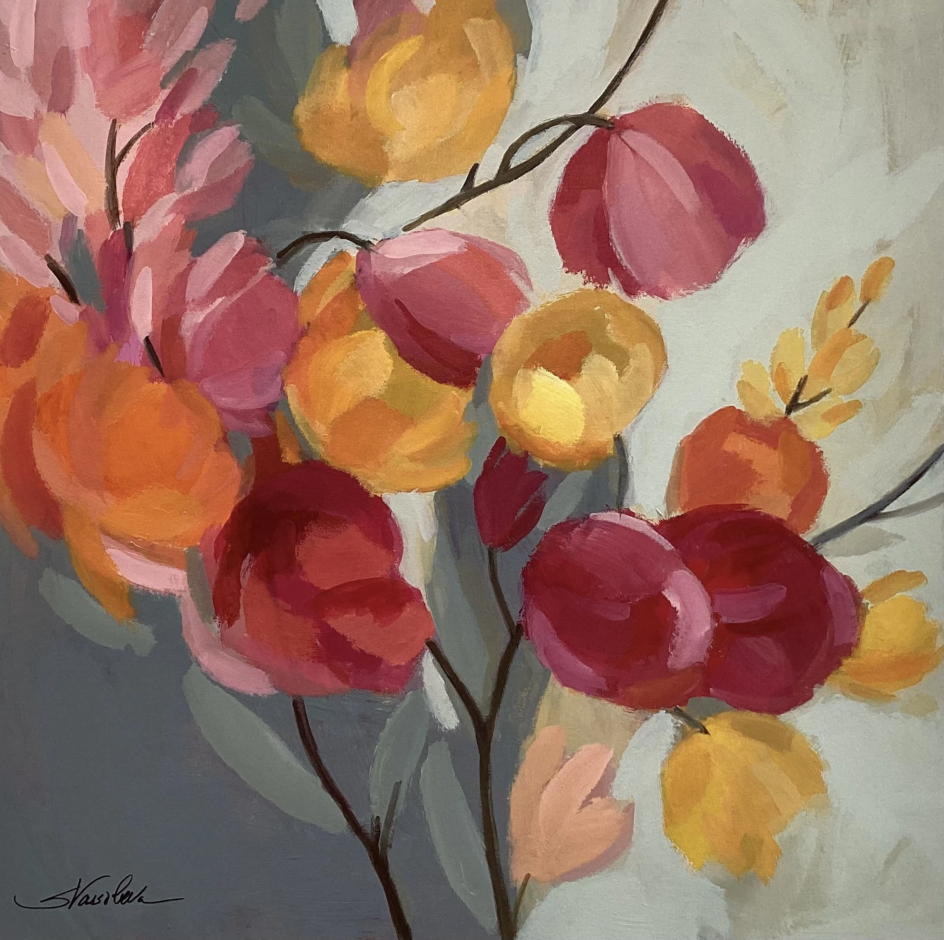 Magenta Bloom I - silvia vassileva