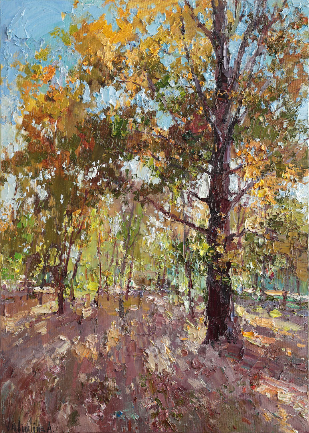 Autumn forest - Anastasiia Valiulina
