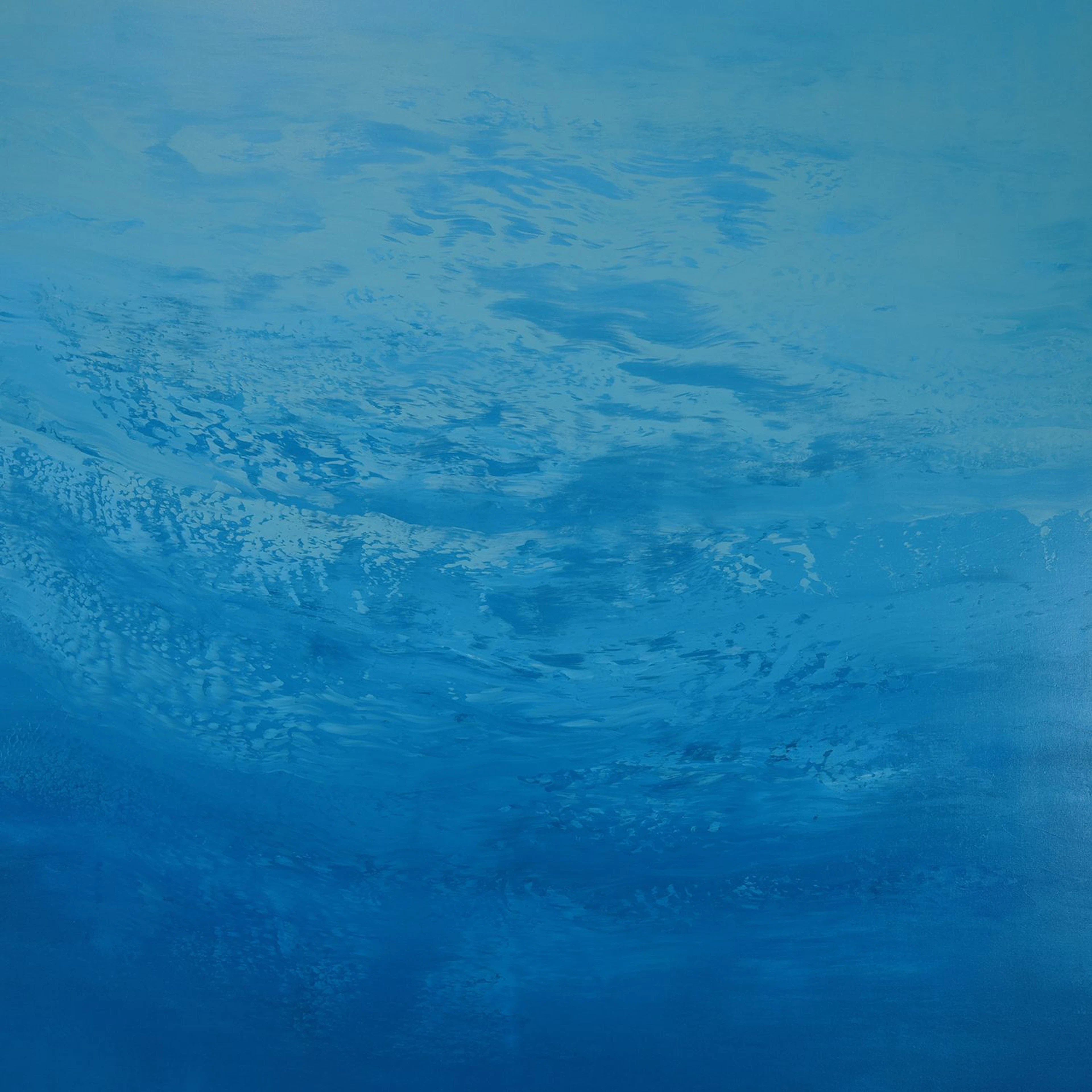 Soothing Blues - Color Field Seascape Abstract - Suzanne Vaughan