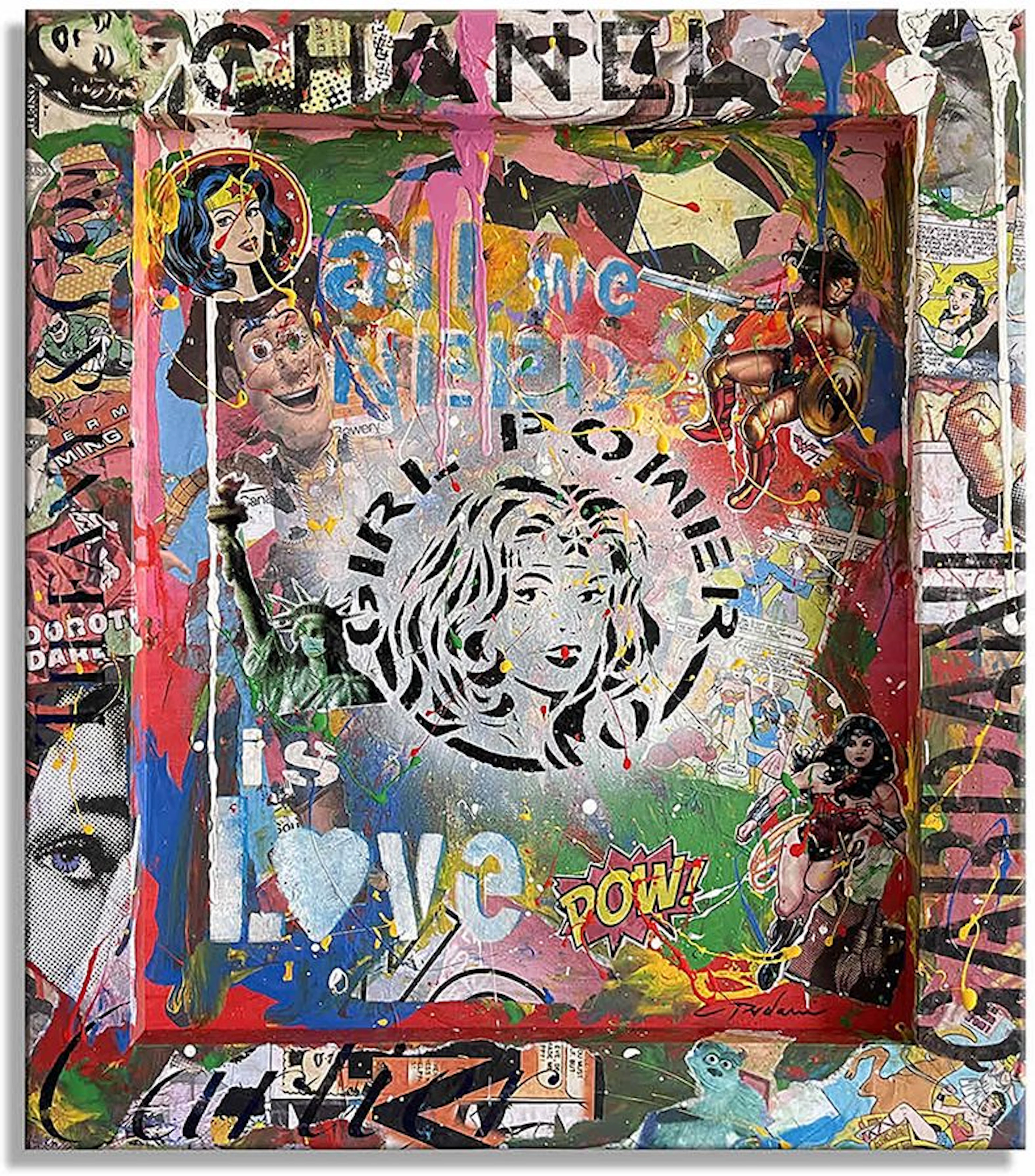 Girl Power Love - Gardani Art