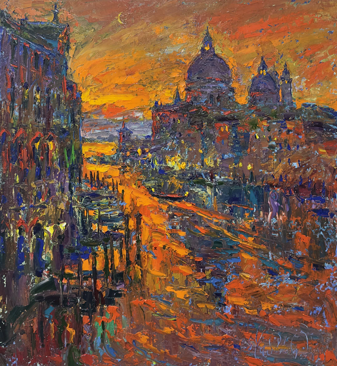 Golden waters of Venice - Andrii Chebotaru