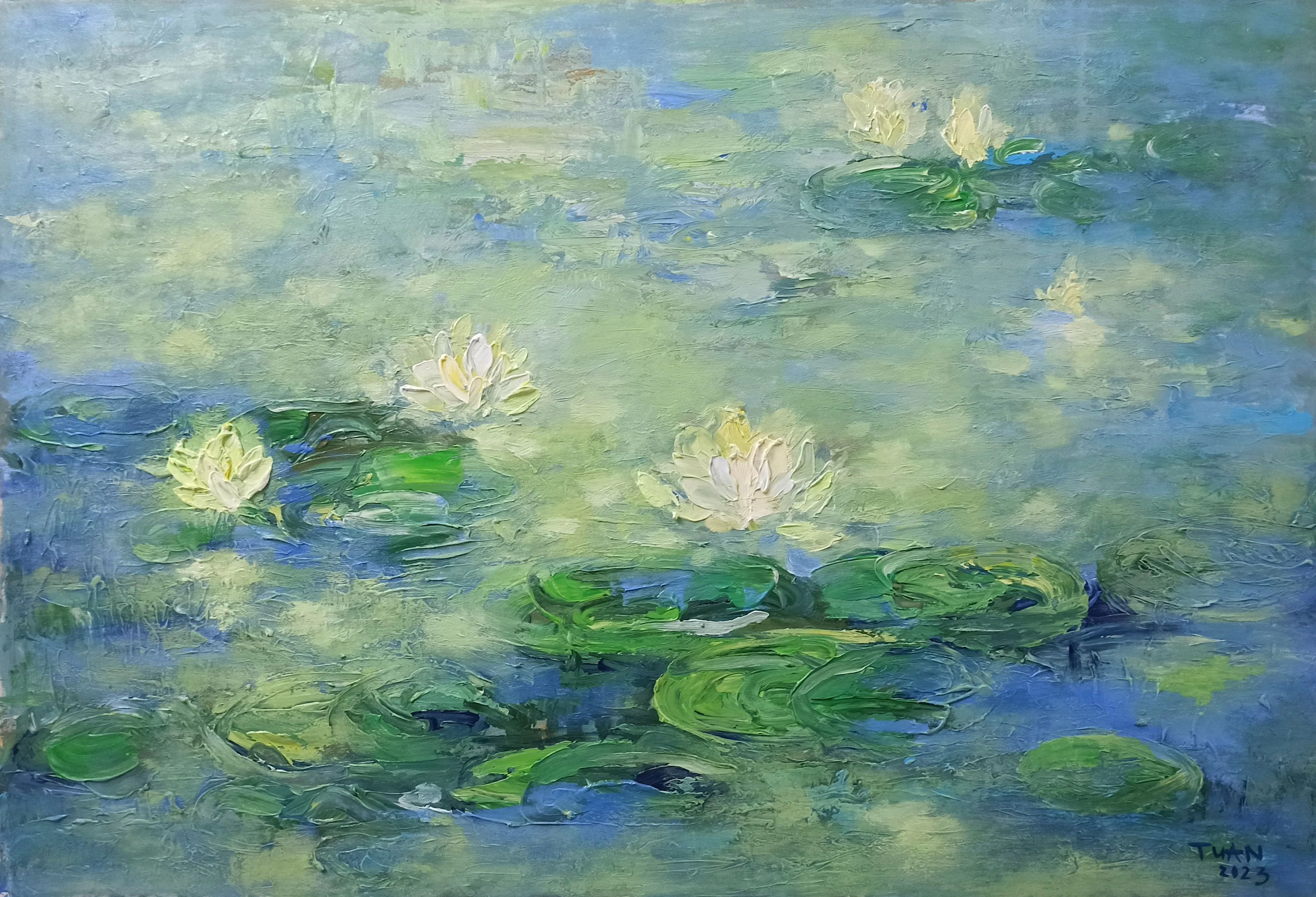 Flowers in the morning dew - LE ANH TUAN