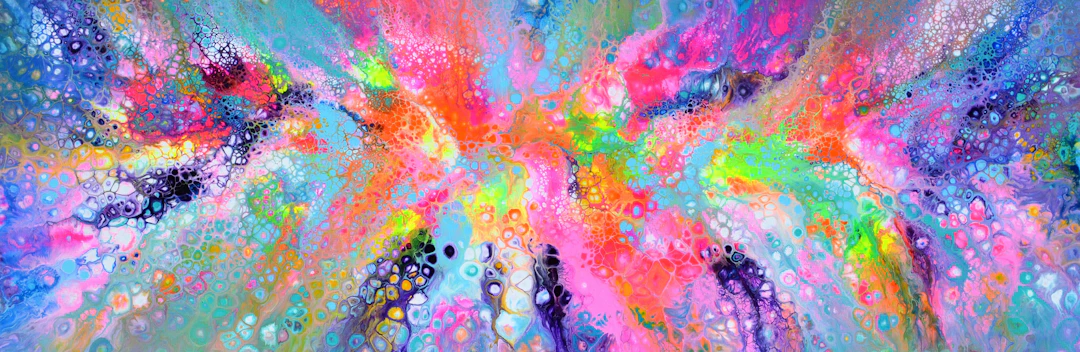 Flowing Energy 60 - Large Colorful Abstract - SOOS TIBERIU