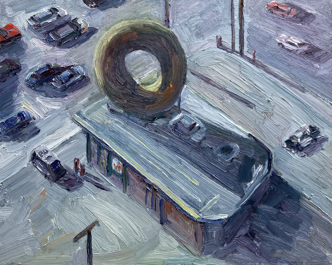 Police activity at donut shop - John Kilduff