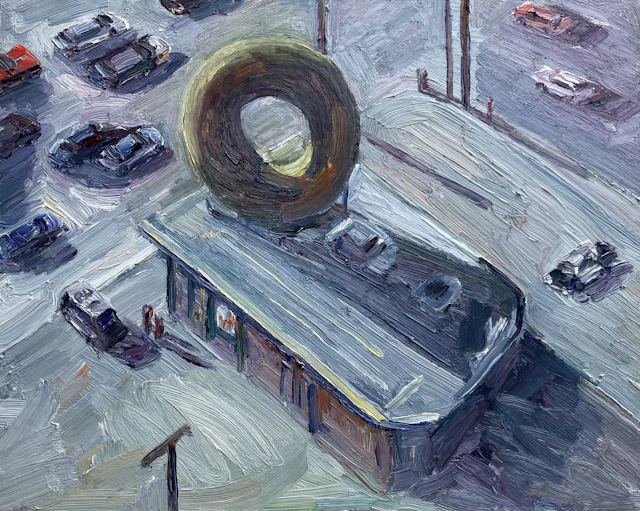 Police activity at donut shop - John Kilduff
