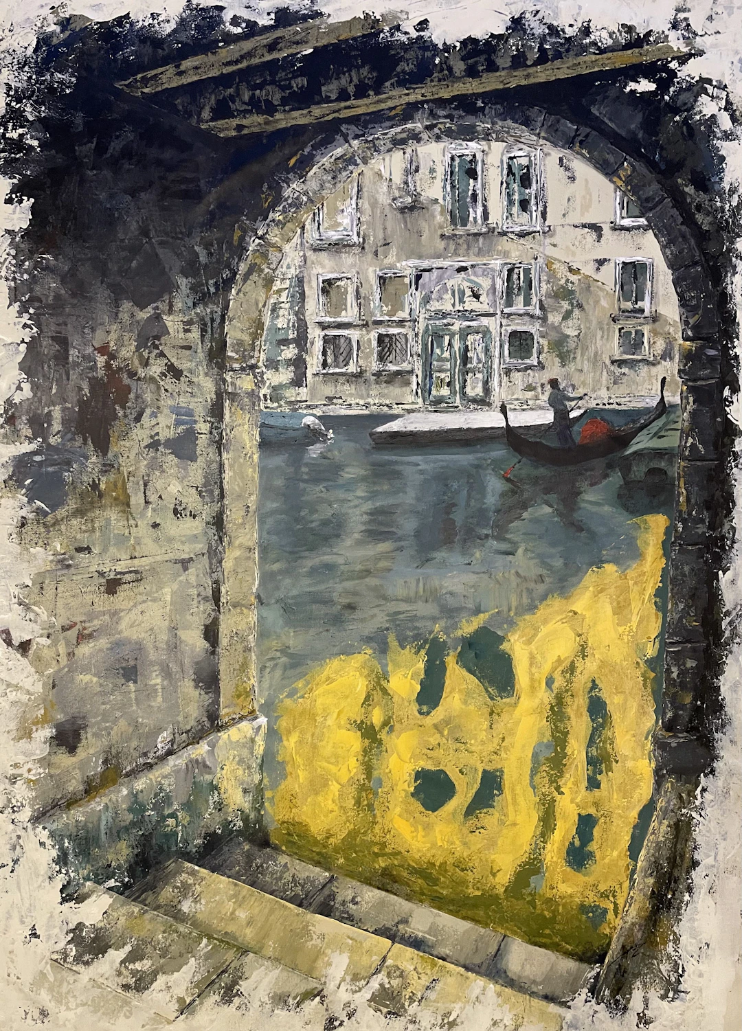 My Peace in Venice original design (104X144 cm) - Koorosh Nejad