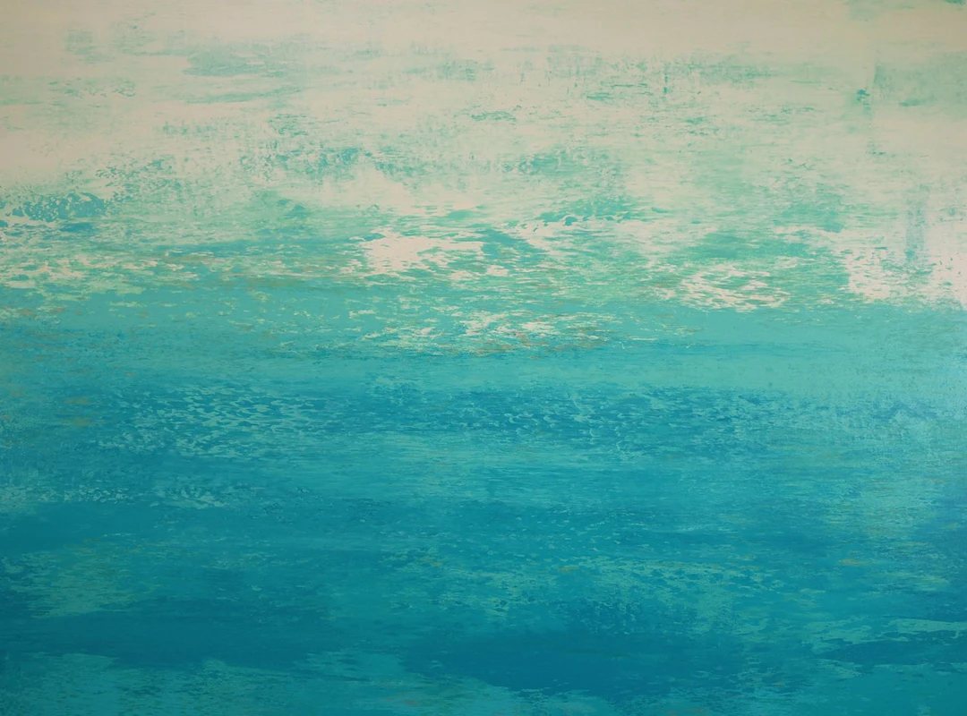 Sandy Cove - Abstract Beach Seascape - Suzanne Vaughan
