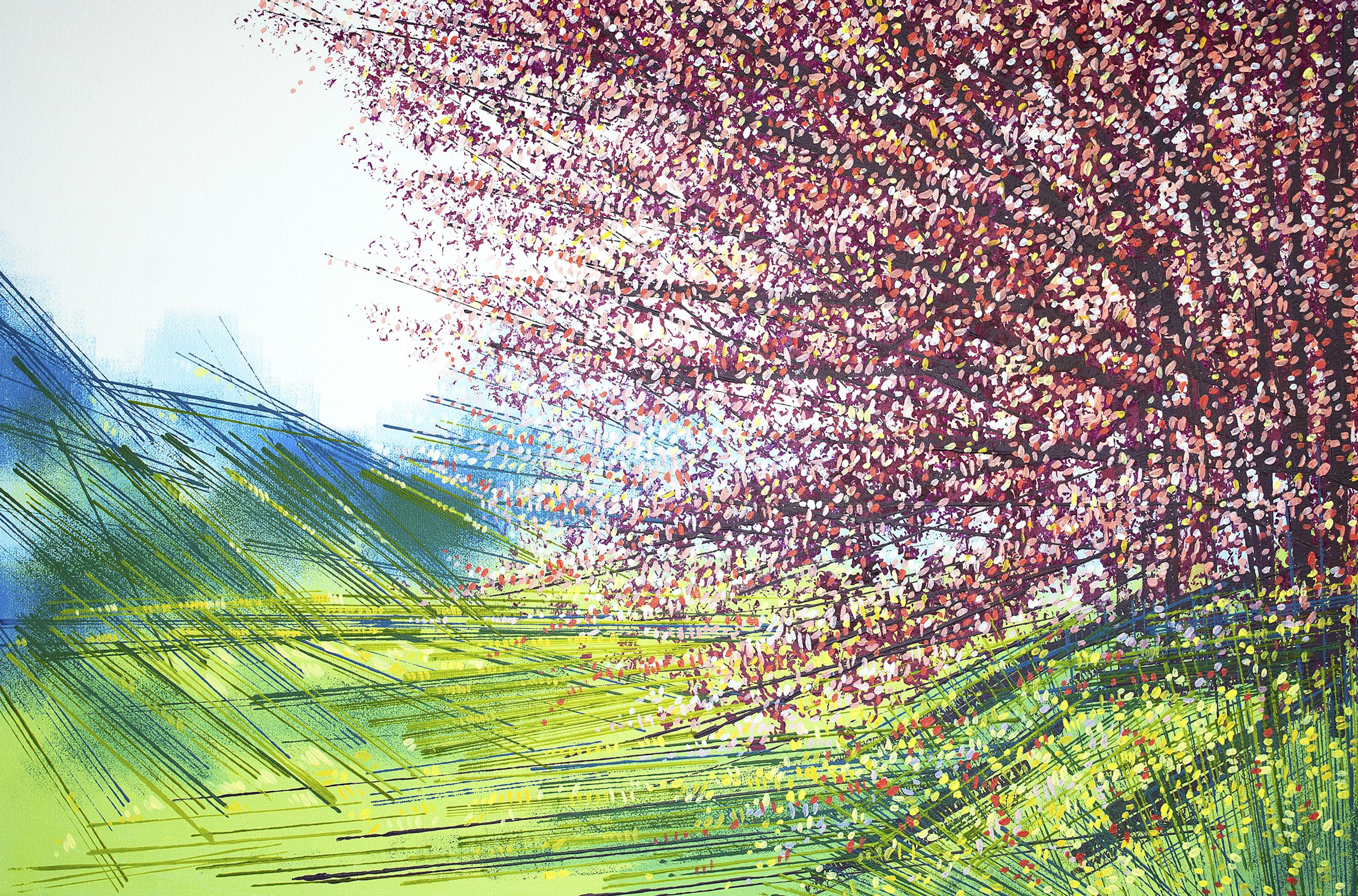 Hillside Spring Blossom Tree - Marc Todd