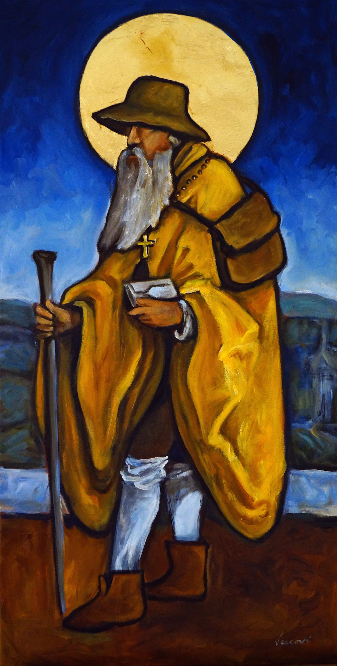 St Judocus Prince and Hermit - Valerie Vescovi