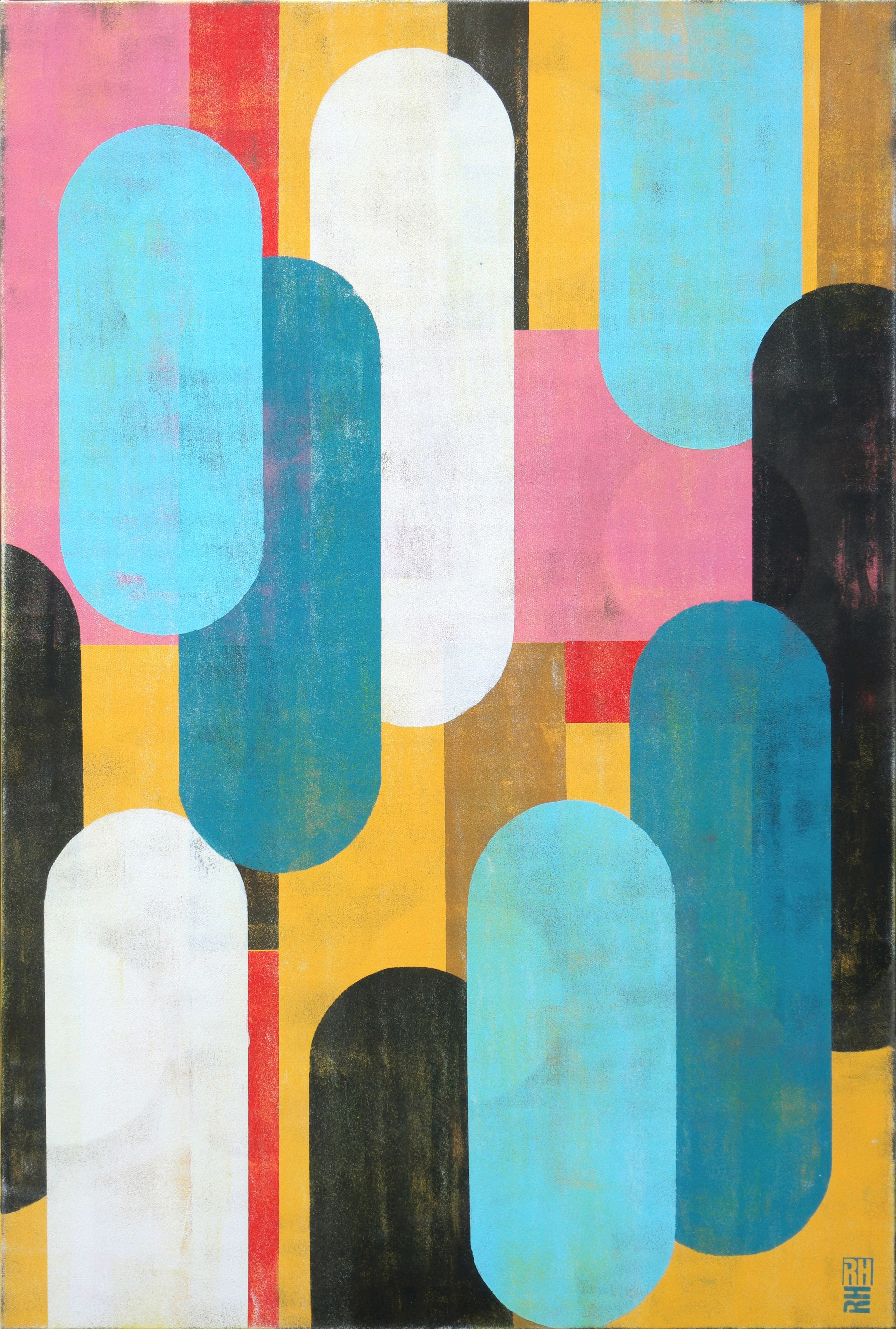 Traffic pink vertical - Ronald Hunter