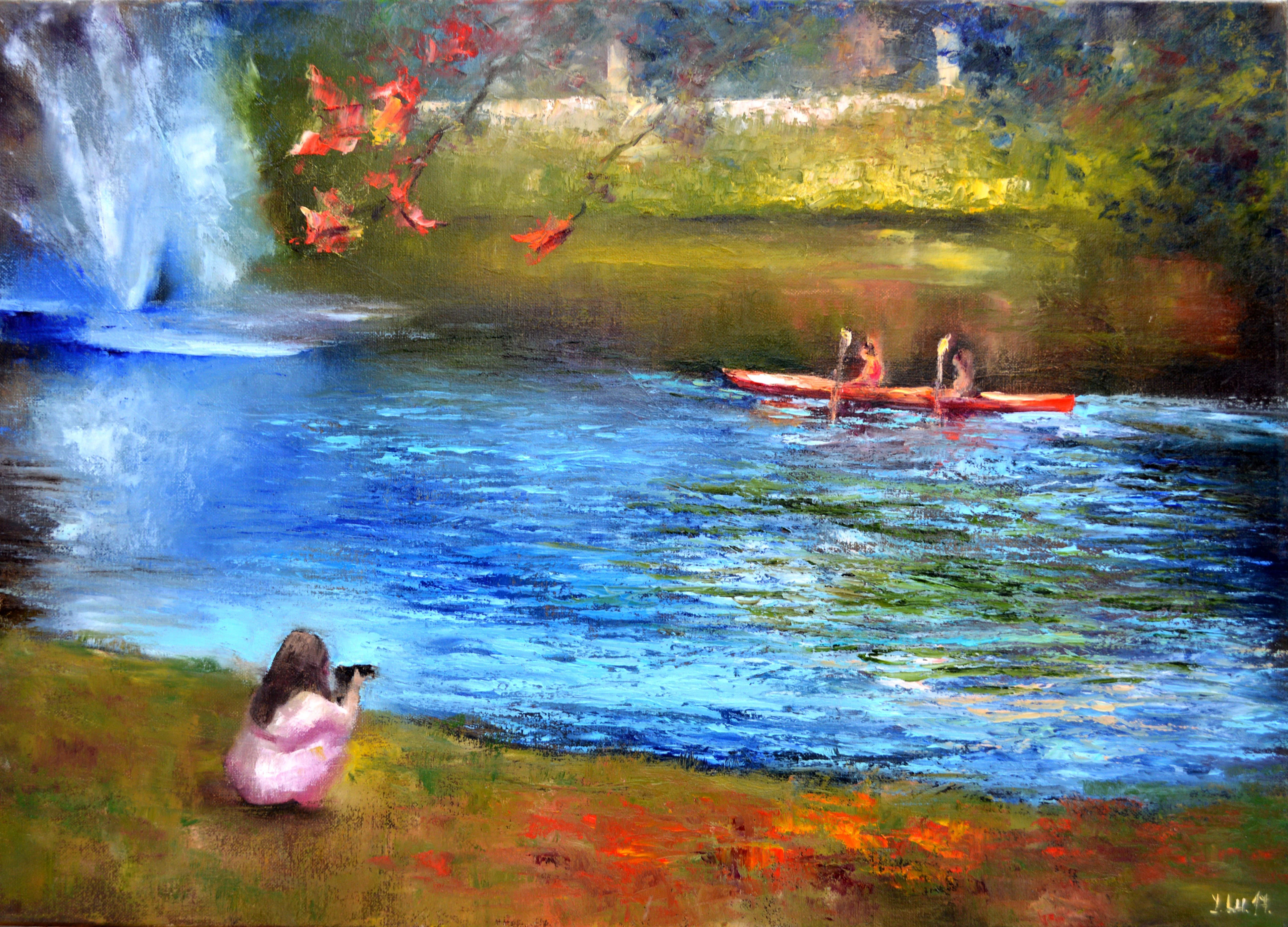 River fountain in a city park - Elena Lukina