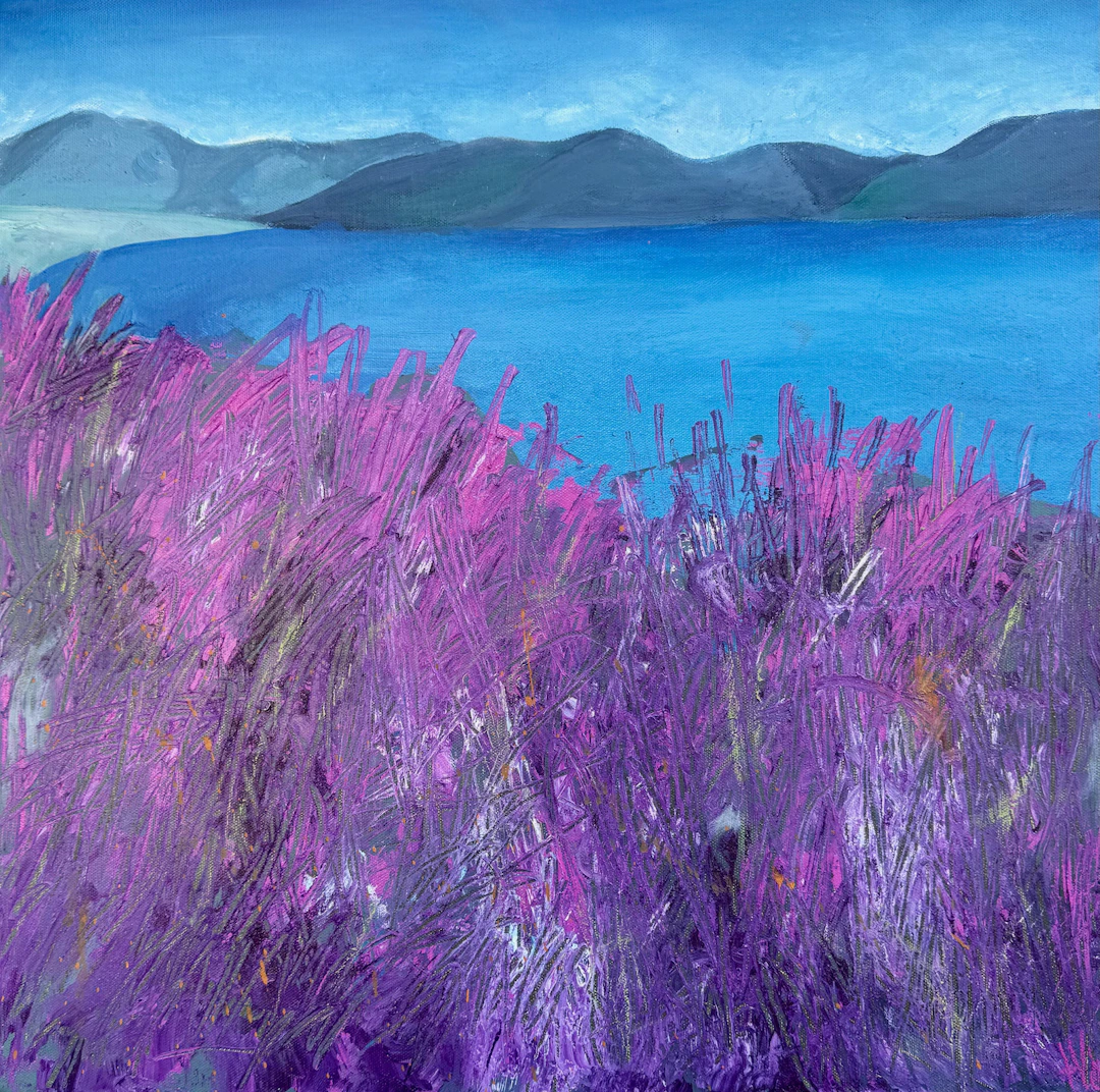 Travel 2 (Pink Vegetation) - Theresa Vandenberg Donche