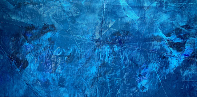 Beyond the blue sea no. 126 blue abstract - Anita Kaufmann