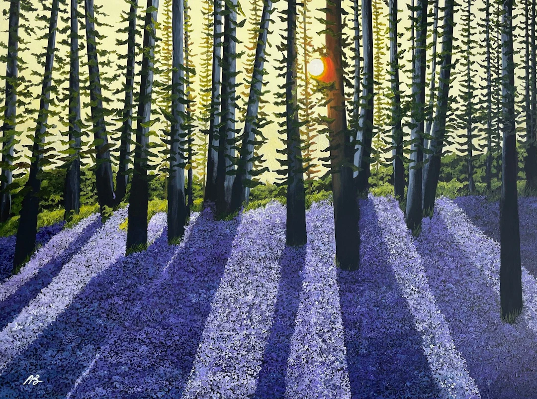 Purple Sunshine II - Anne Shaughnessy